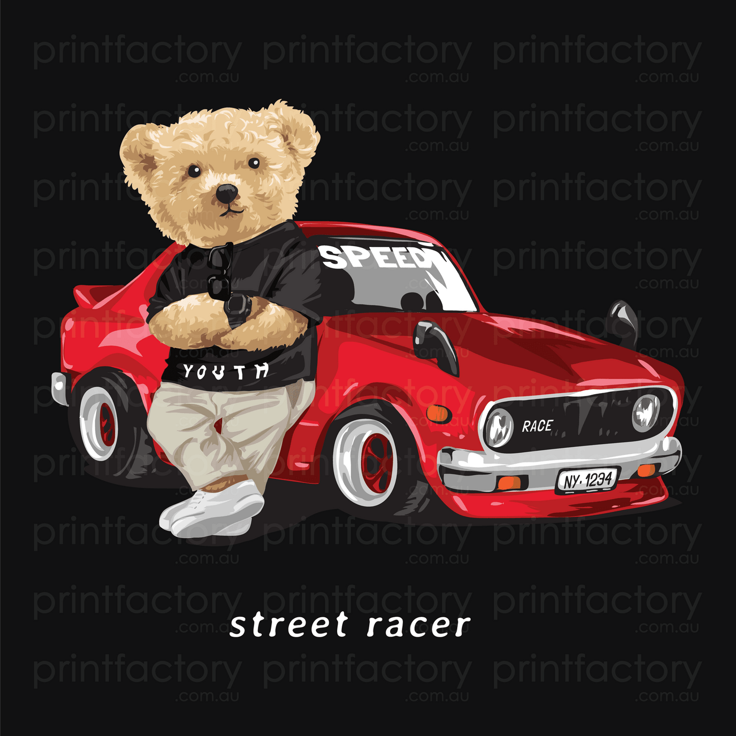 Street Racer Bear