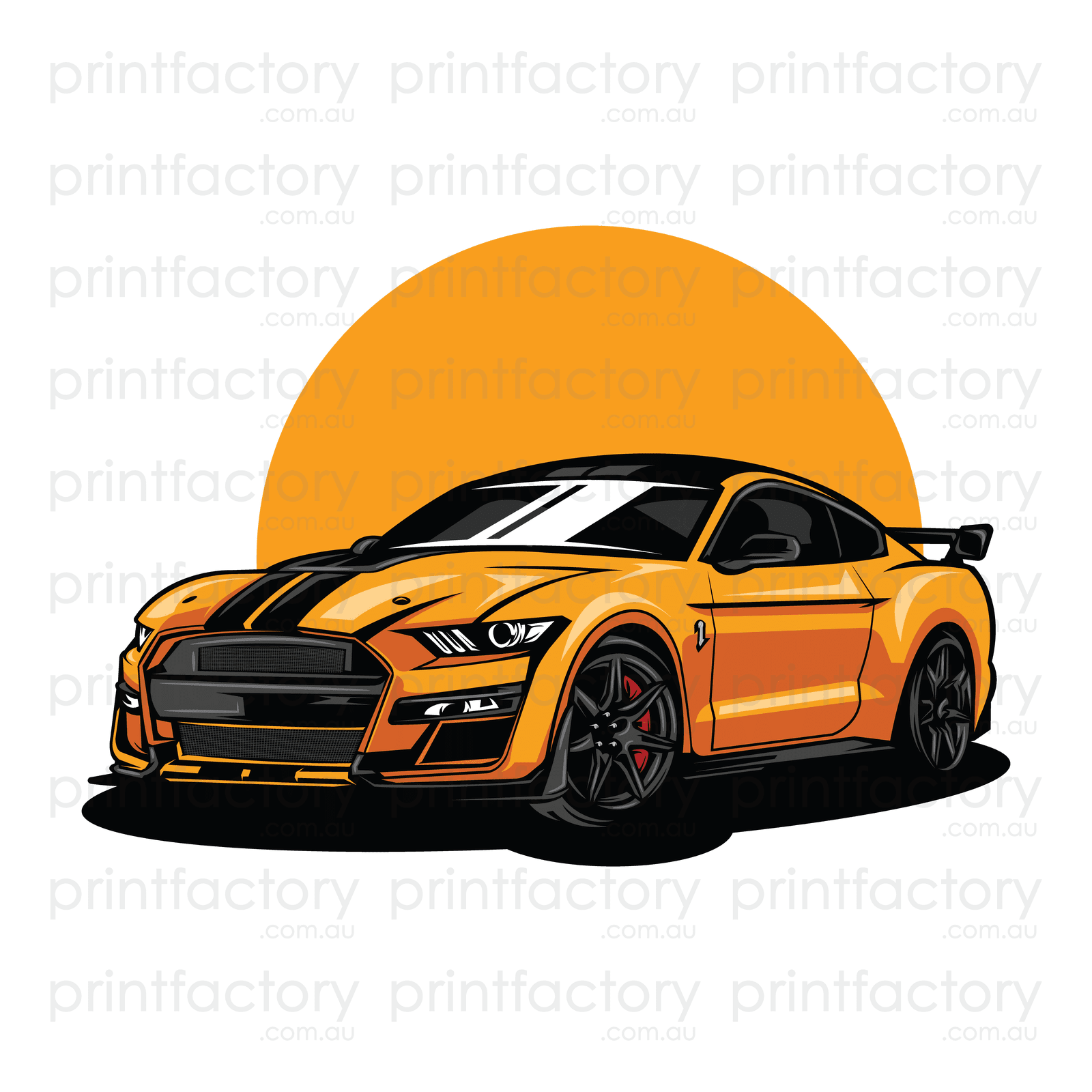 Ford Mustang Sunset