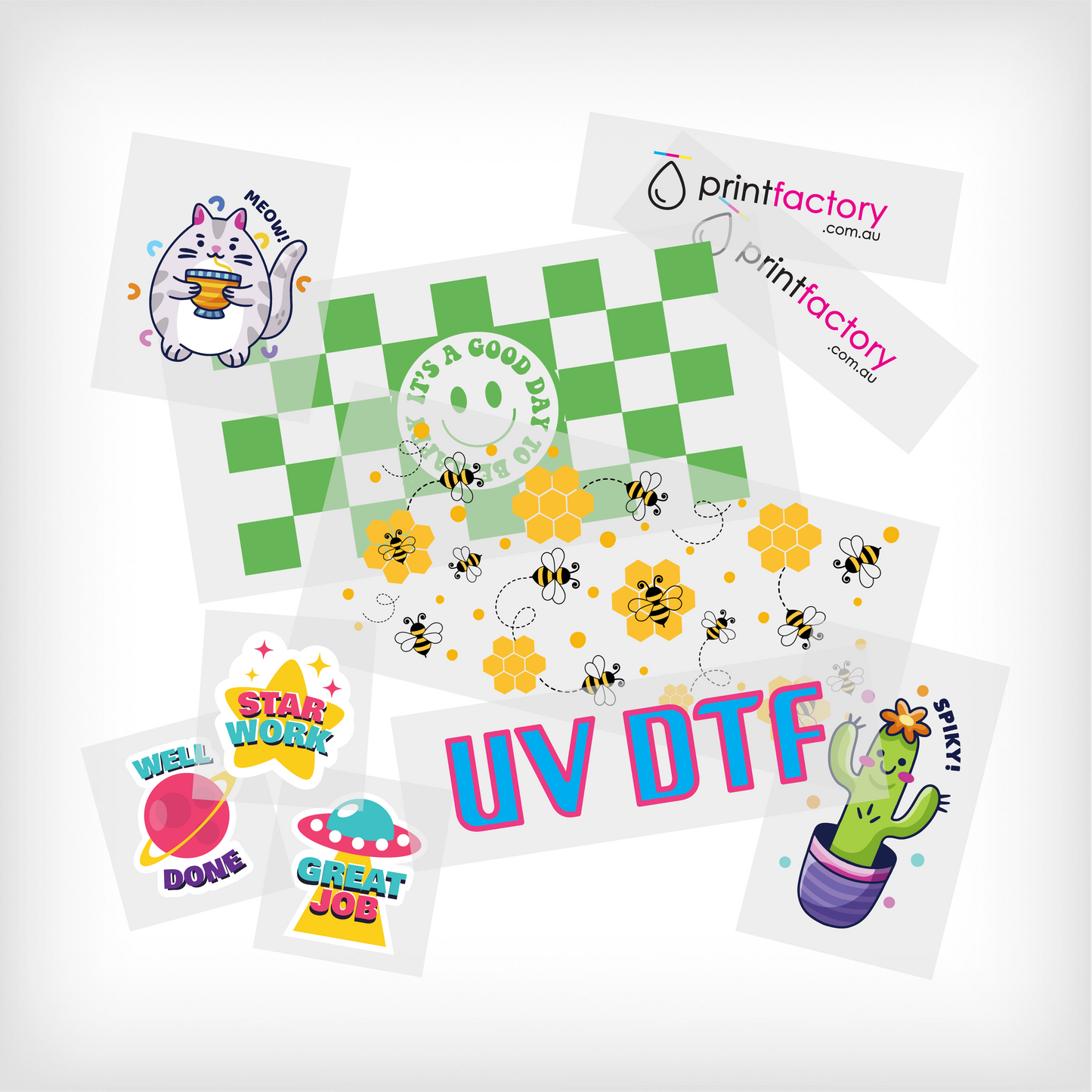 FREE UV DTF SAMPLE PACK